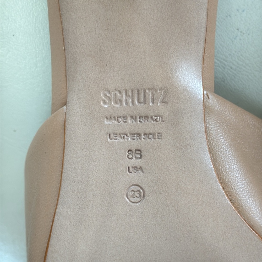 Schutz Open Toe Heels - Picture 6 of 9